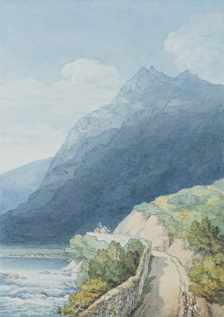 Detail of The Dart at Holne Chase, Devon by John White Abbott