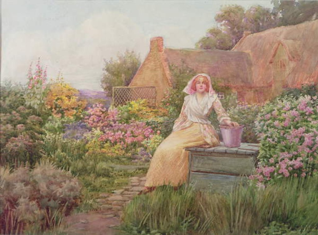 Detail of At the Well by William Ashburner