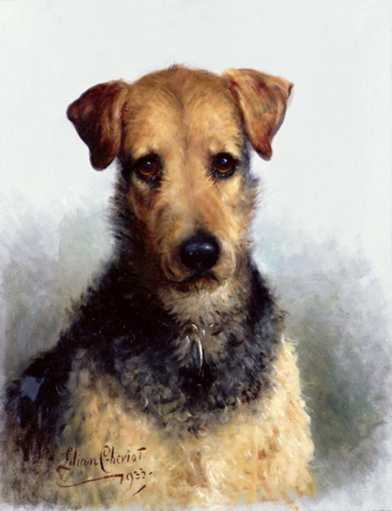 Detail of Wire Fox Terrier, 1933 by Lilian Cheviot