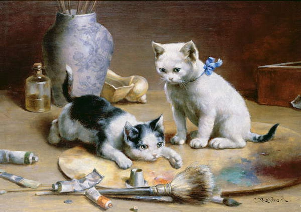 Detail of Studio Assistants by Carl Reichert