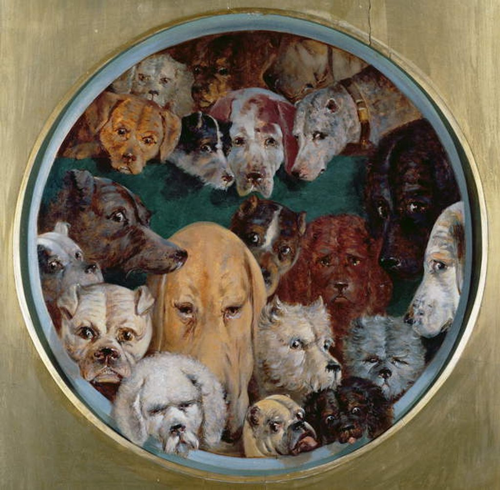 Detail of Twenty Dogs, 1865 by Reuben Bussey