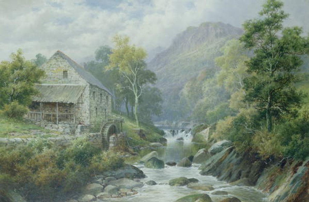 Detail of Old Disused Mill, Dolgelly by William Henry Mander