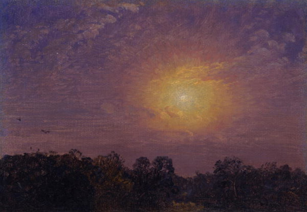 Detail of Evening, 1859 by Jasper Francis Cropsey