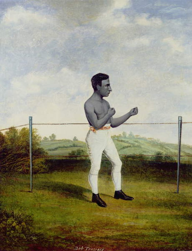 Detail of Bob Travers by A. Clark