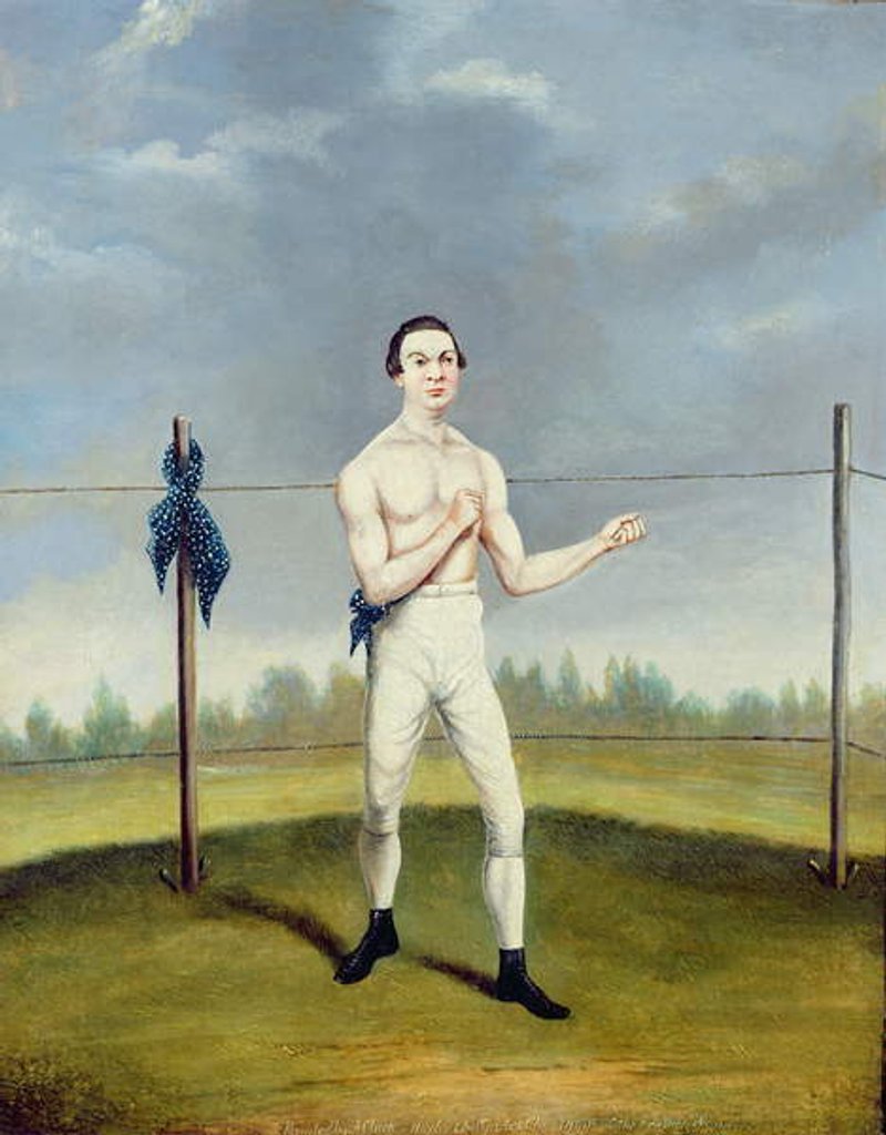 Detail of Hoyles the `Spider Champion of the Feather Weights' by A. Clark