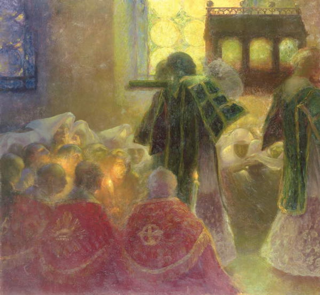 Detail of The Relics, 1899 by Gaston de La Touche