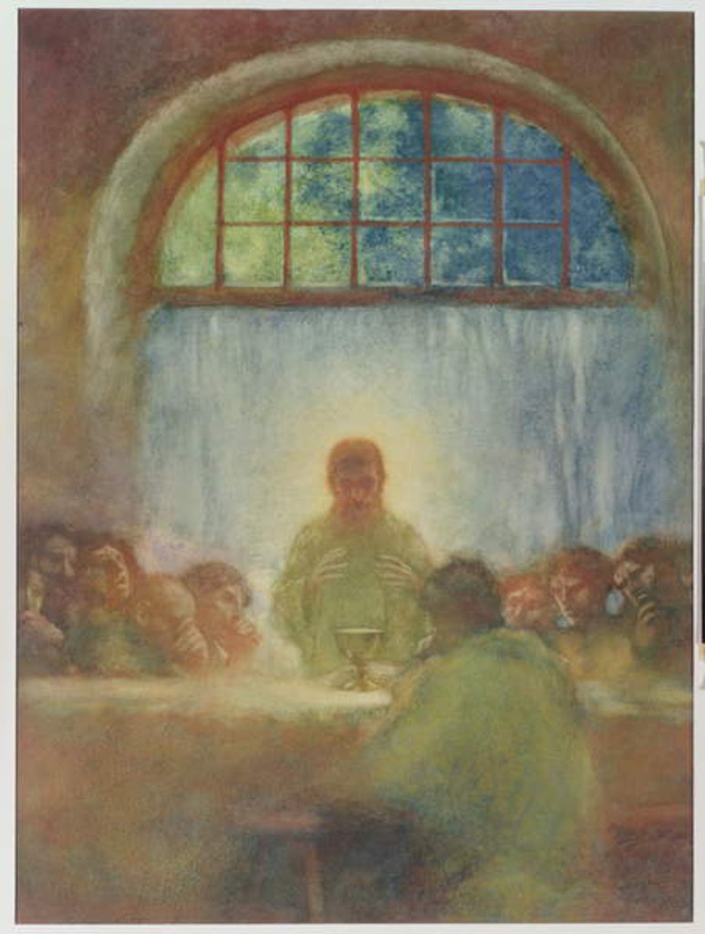 Detail of The Last Supper, 1897 by Gaston de La Touche