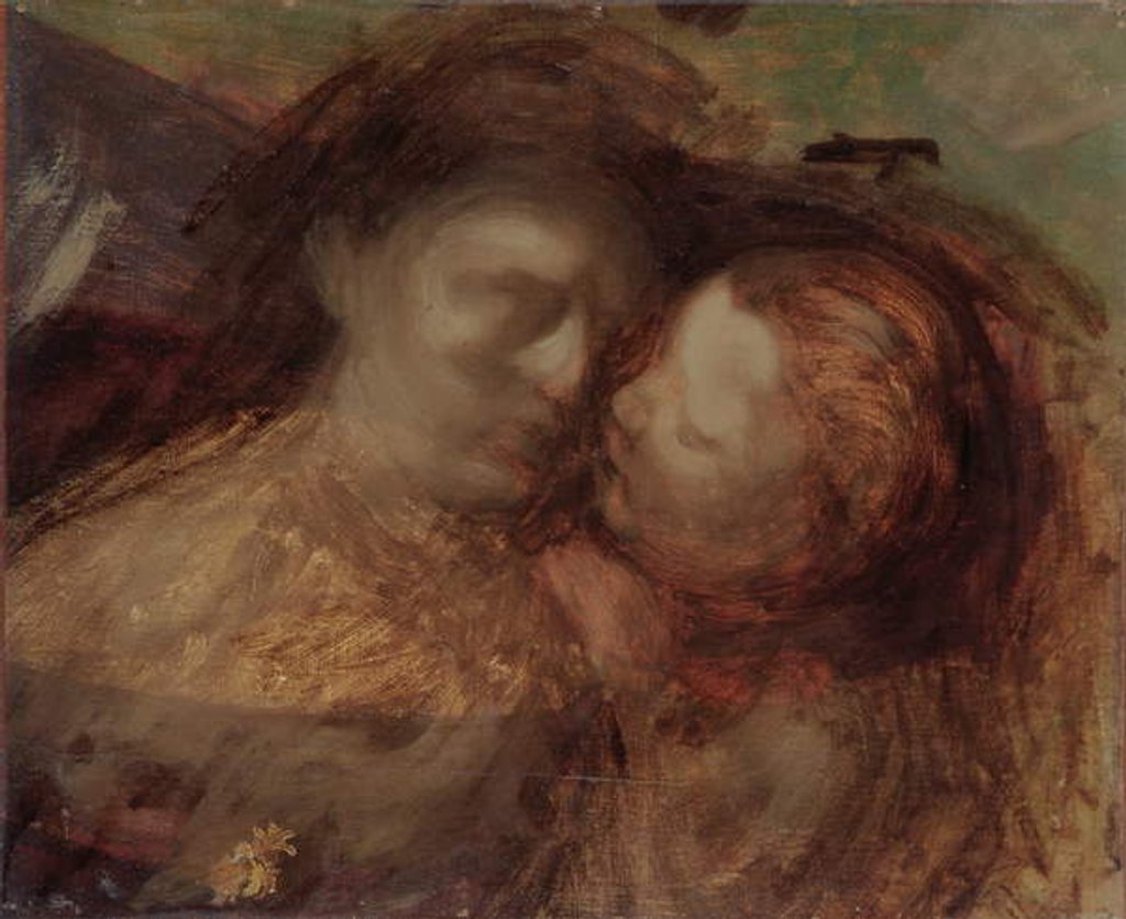 Detail of Mother and Child, late 1890s by Eugene Carriere