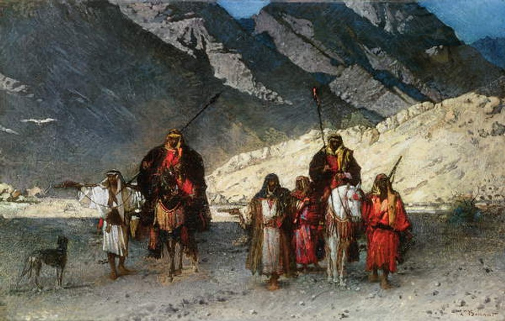 Detail of In the Mountains, 1870s by Leon Joseph Florentin Bonnat