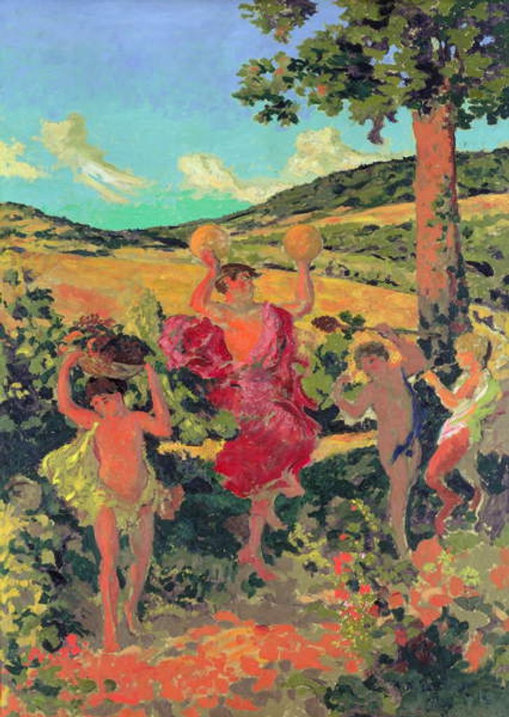 Detail of The Triumph of Bacchus, 1911-13 by Ker Xavier Roussel