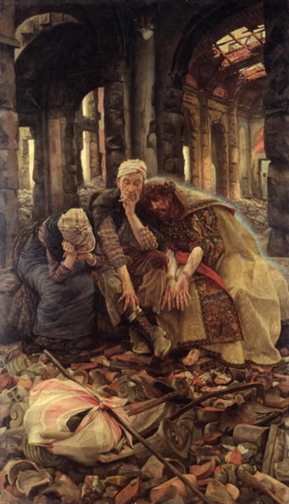 Detail of The Ruins 1885 by James Jacques Joseph Tissot