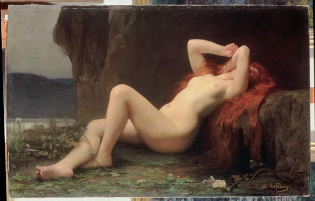 Detail of Mary Magdalene in the Cave, 1876 by Jules Joseph Lefebvre