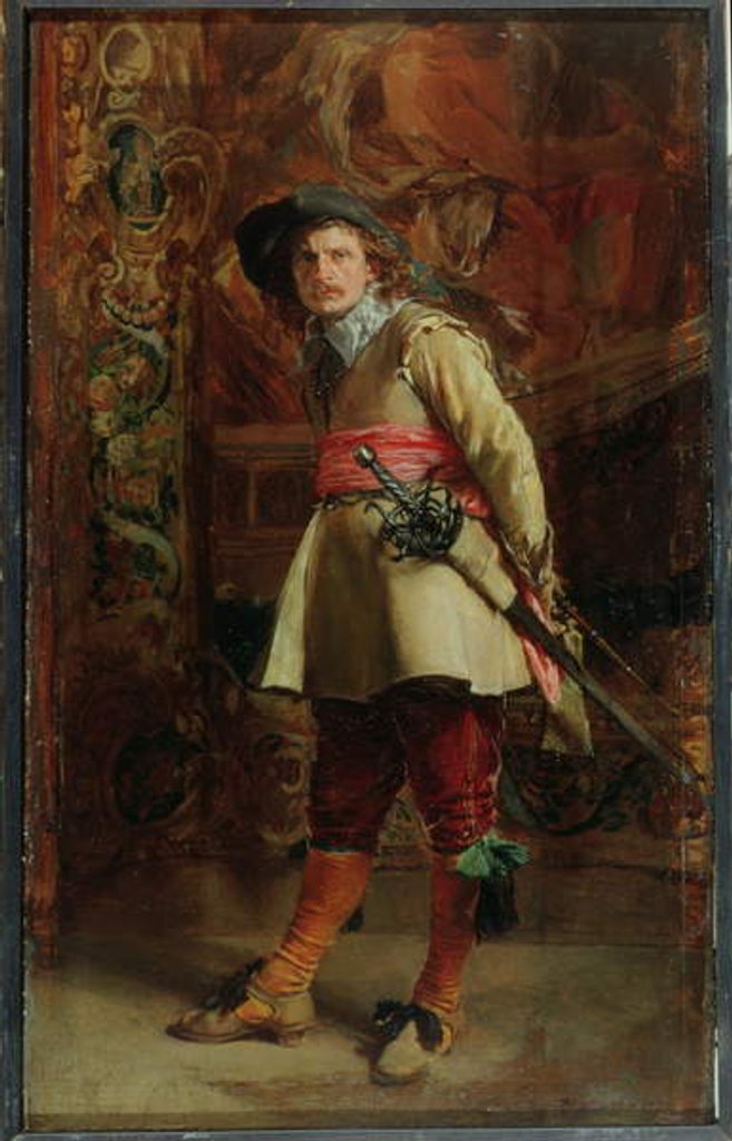 Detail of Musketeer, 1870 by Jean-Louis Ernest Meissonier