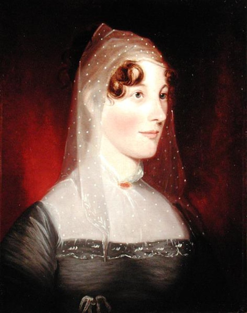 Detail of Portrait of Rebecca Feltham, 1811 by George Harlow