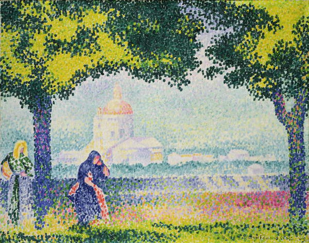 Detail of The Church of Santa Maria degli Angeli, 1909 by Henri-Edmond Cross