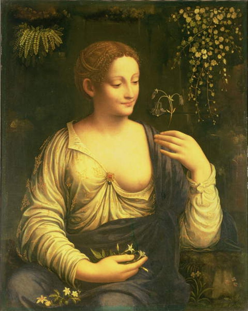 Detail of Flora, c.1520 by Francesco Melzi or Melzo