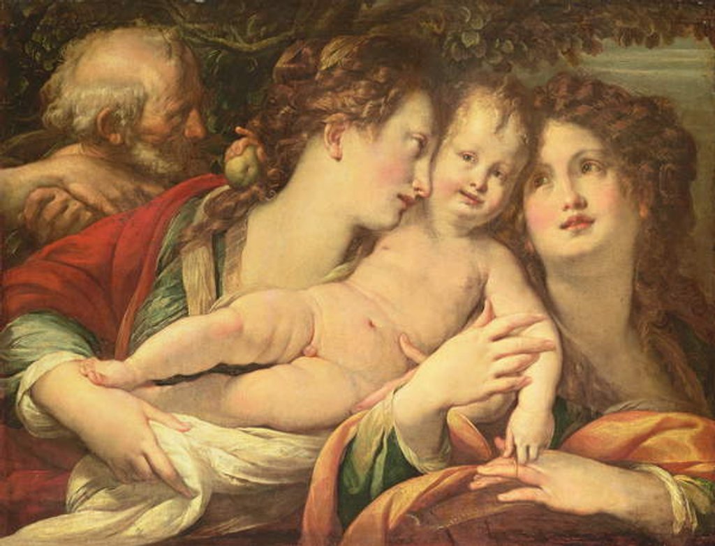 Detail of The Mystical Marriage of St. Catherine, c.1610 by Giulio Cesare Procaccini