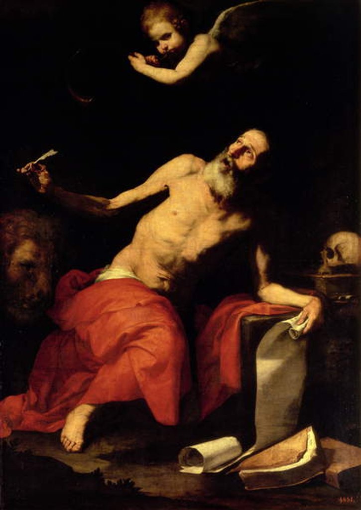 Detail of St. Jerome Hears the Last Trumpet, 1626 by Jusepe de Ribera