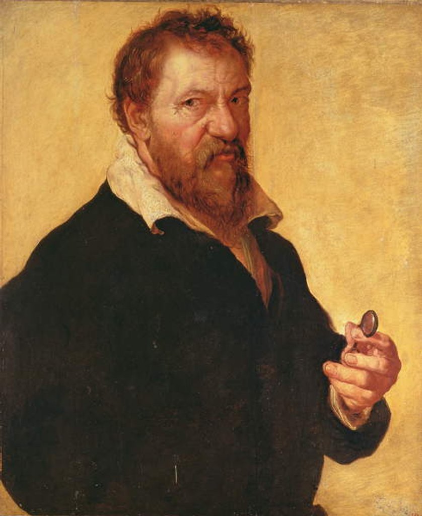 Detail of Self Portrait by Lambert Lombard