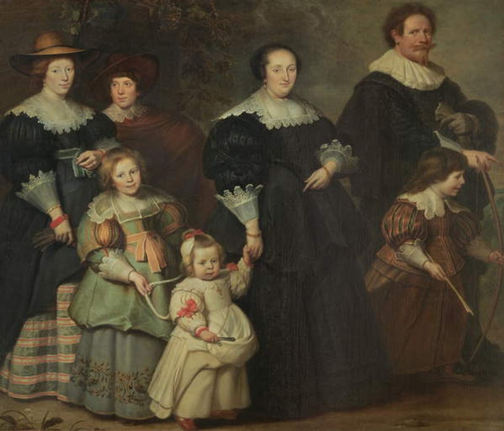 Detail of Family Portrait, c.1630 by Cornelis de Vos