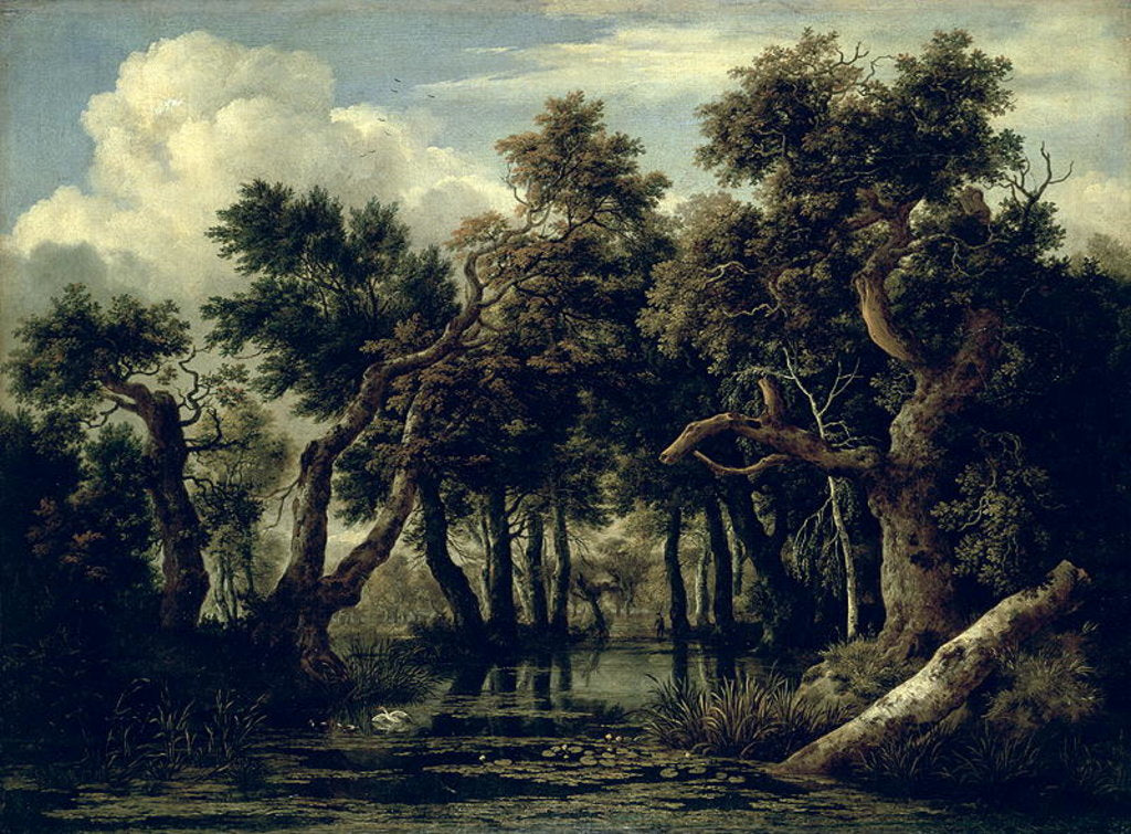 Detail of Landscape with an Oak, 1634 by Jan Josephsz van Goyen