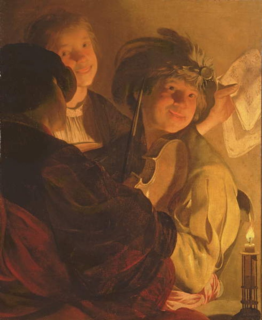 Detail of A Concert, 1626 by Hendrick Ter Brugghen