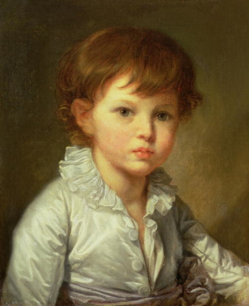 Detail of Portrait of Count Stroganov as a Child, 1778 by Jean Baptiste Greuze
