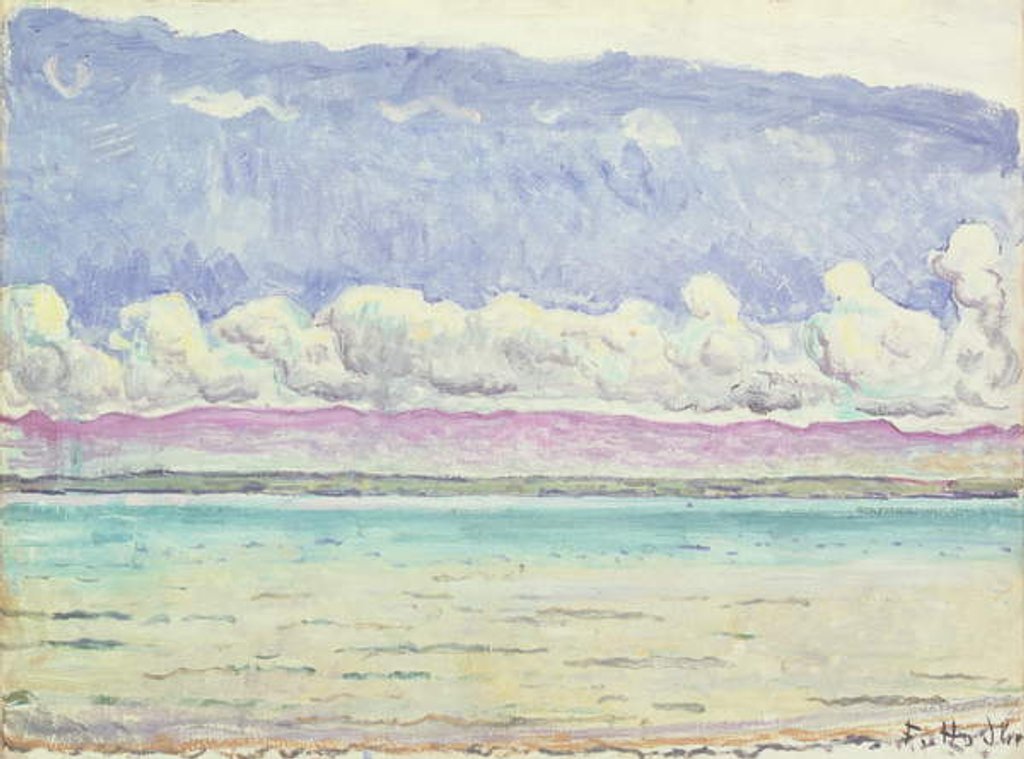 Detail of The Lake by Ferdinand Hodler