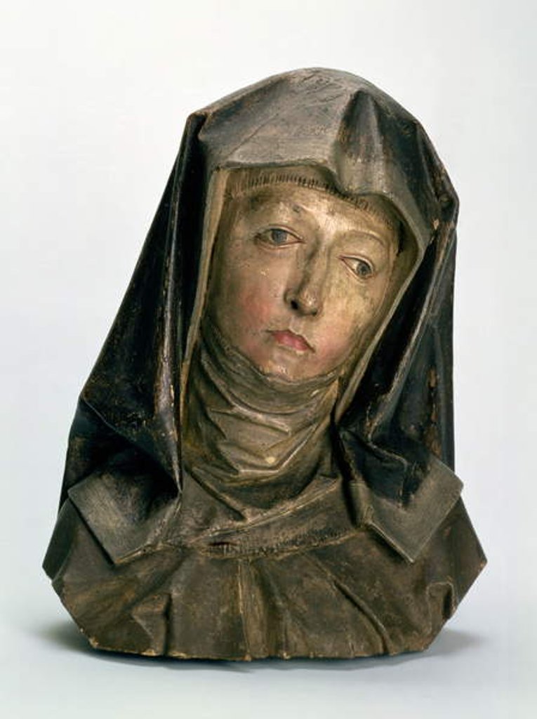 Detail of Head of St. Anne, 1500-10 by Tilman Riemenschneider