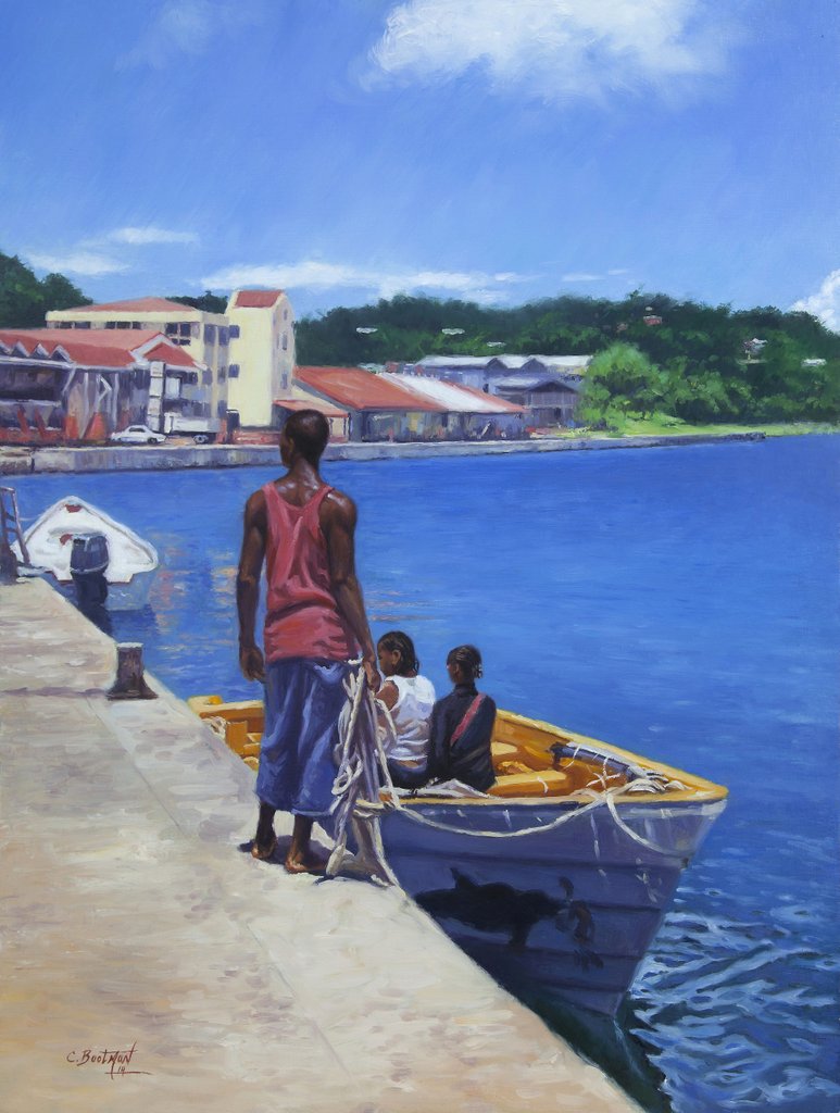 Detail of Debarkation, 2014 by Colin Bootman