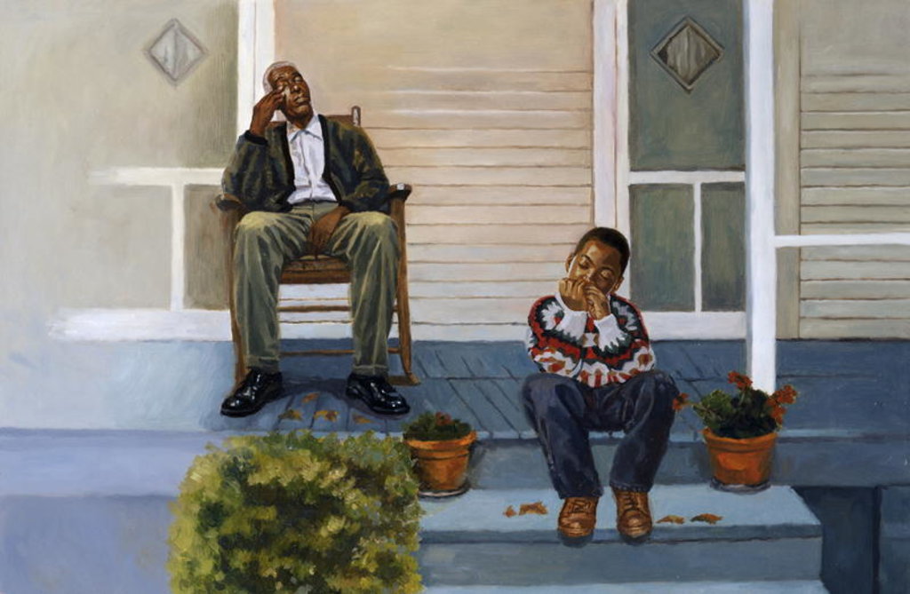 Detail of Music Lesson #3, 2000 by Colin Bootman