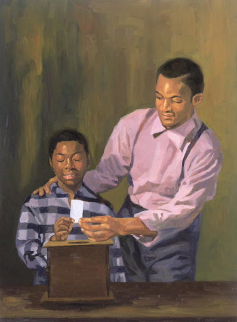 Detail of The Ballot Box, 2003 by Colin Bootman