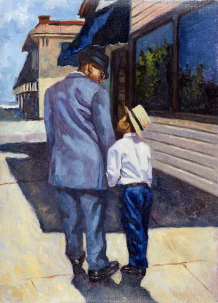 Detail of The Education of a King, 2001 by Colin Bootman