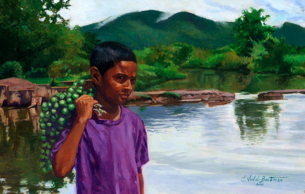 Detail of Caroni Chennette by Colin Bootman