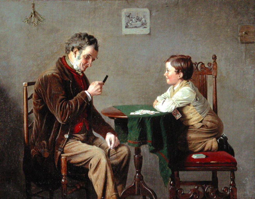 Detail of Trumped!, 1862 by John Haynes-Williams