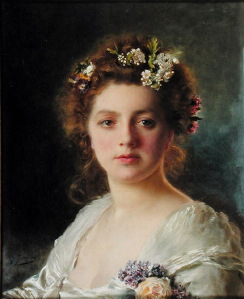 Detail of Flora by Gustave Jacquet