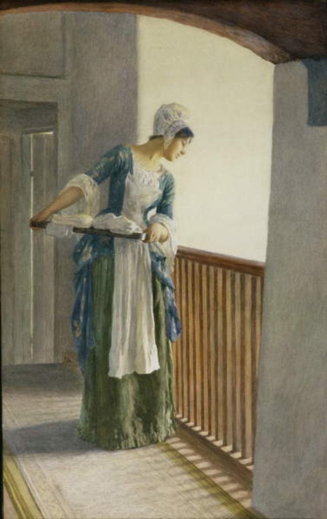 Detail of The Laundry Maid, c.1920 by William Henry Margetson