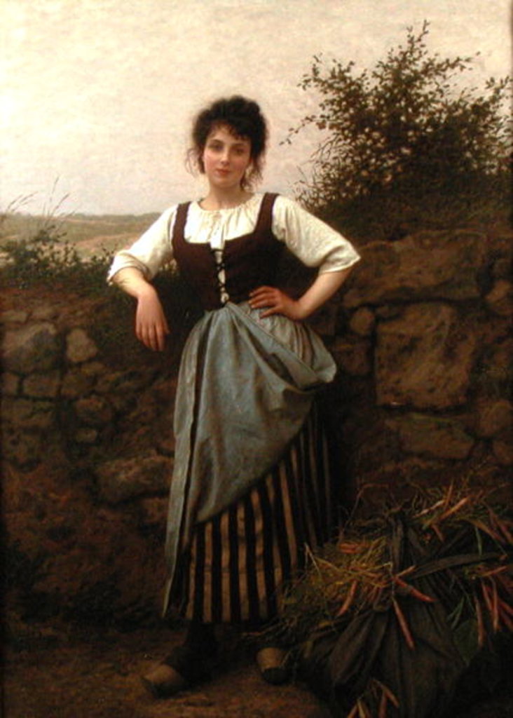 Detail of A Rest by the Wayside, c.1910 by Camille Felix Bellanger