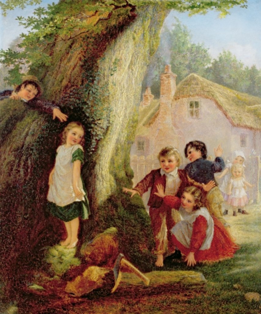 Detail of Hide and Seek, 1869 by Samuel McLoy