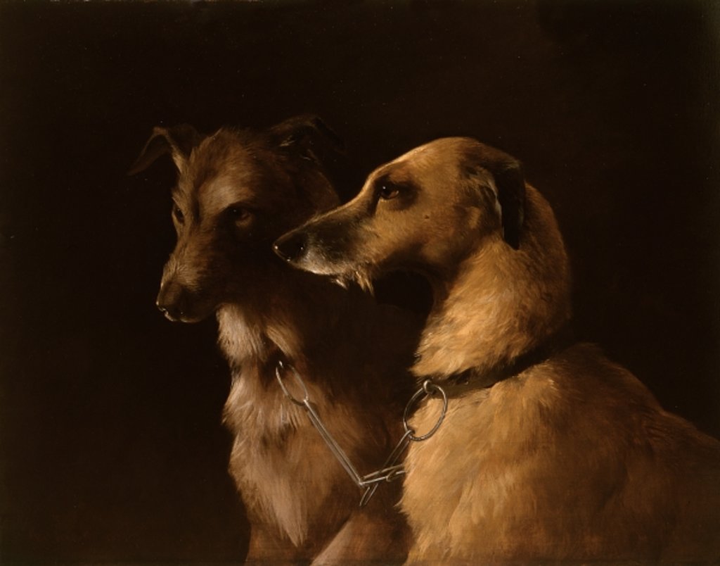 Detail of Deer Hounds by Robert Henry Roe