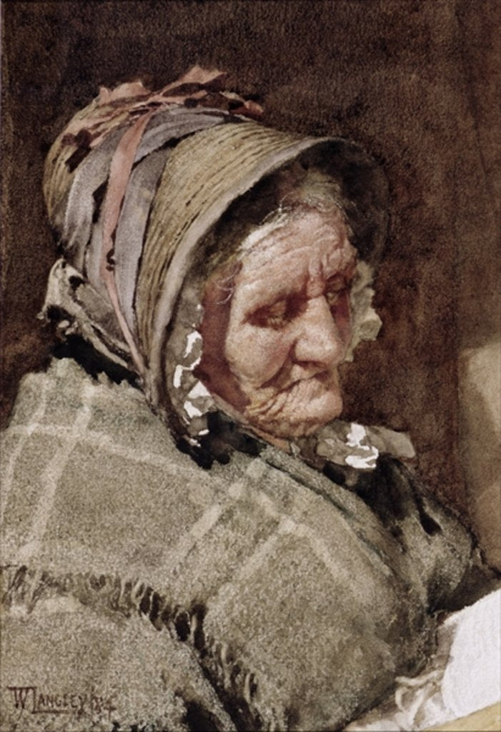 Detail of A Newlyn Fish Wife, 1894 by Walter Langley