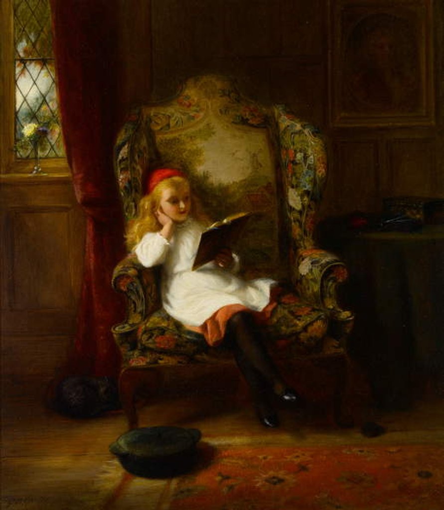 Detail of A Good Story by George Bernard O'Neill