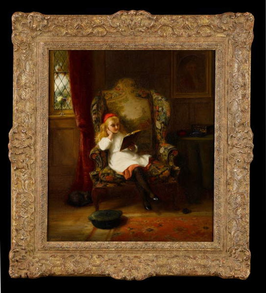 Detail of A Good Story by George Bernard O'Neill