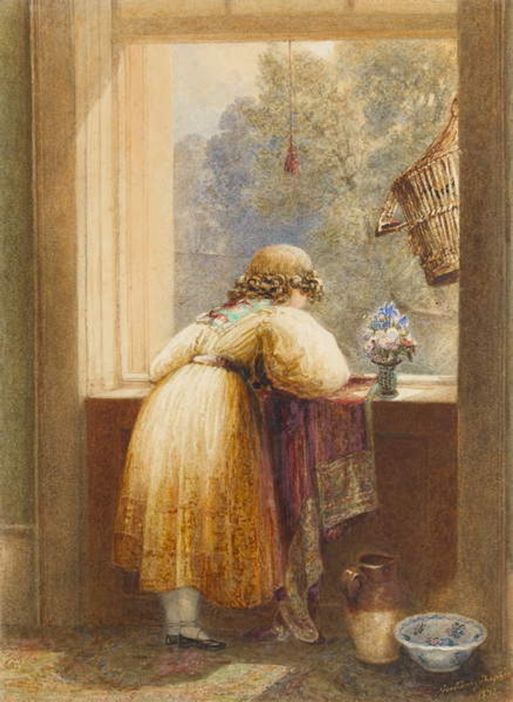 Detail of Looking from an Upstairs Window, 1832 by George Sidney Shepherd
