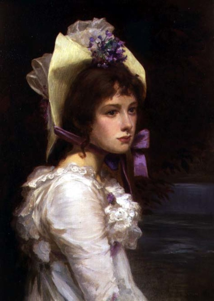 Detail of The Lavender Ribbon by Arthur P Burton