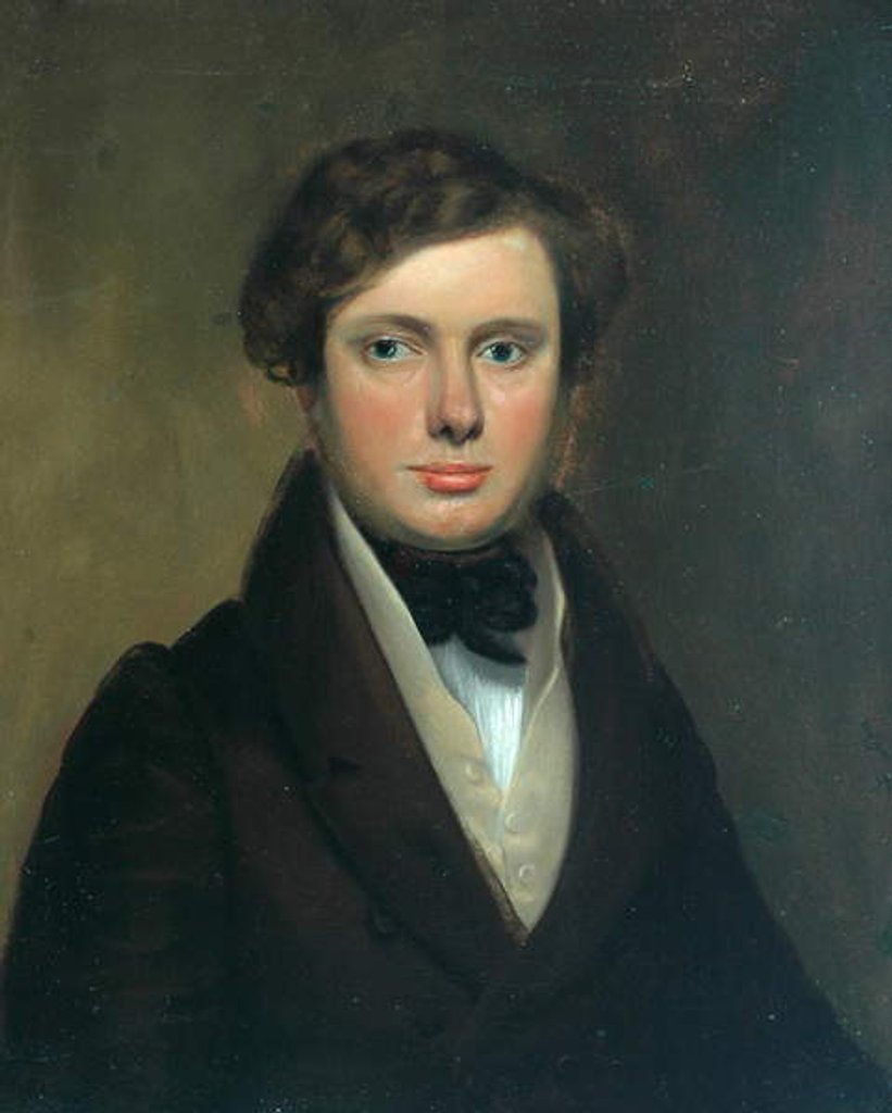 Detail of James Cooke, Postmaster at Keighley, c.1830 by English School