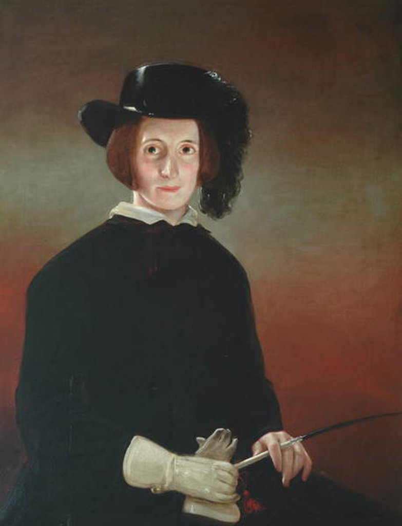 Detail of Woman in Riding Habit by English School