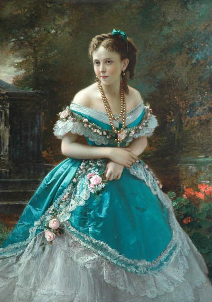 Detail of Mrs Butterfield by French School
