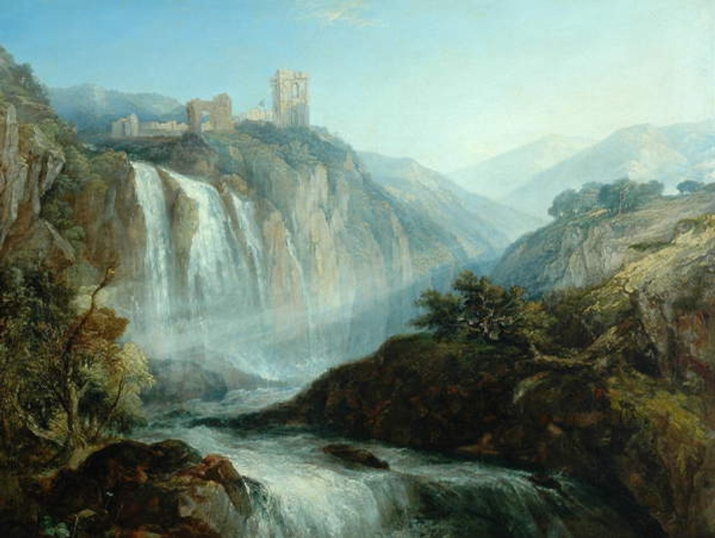 Detail of The Falls of Tivoli by Henry Dawson