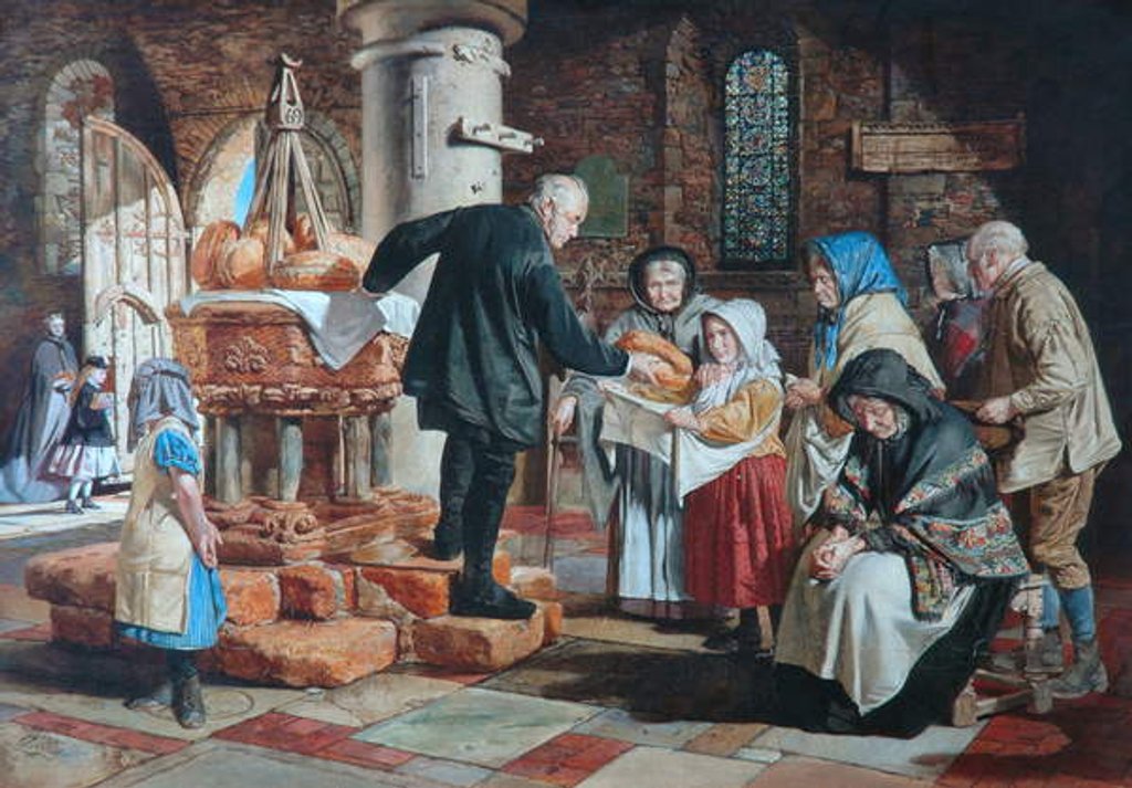 Detail of The Dole, Stow Church, Lincolnshire, c.1864-67 by James Lobley